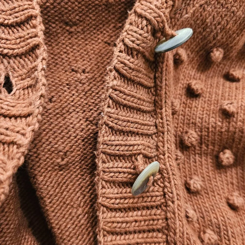 Misha & Puff Cropped Popcorn Cardigan - Picture 5 of 6